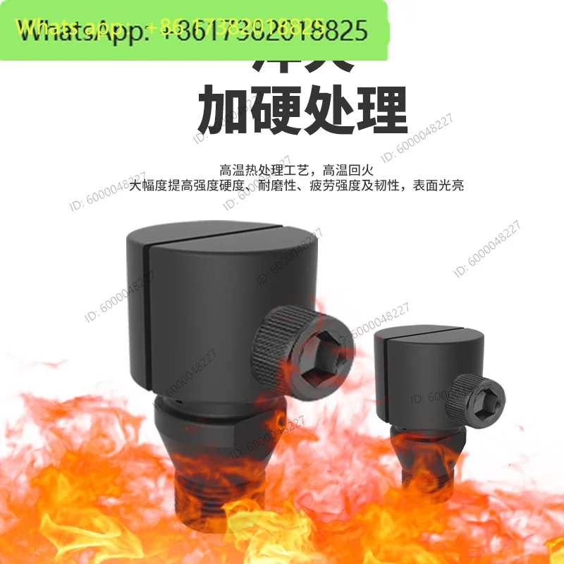 CNC fixture one-word clip one-word support computer gong unilateral support clip multi-station tooling inner support chuck