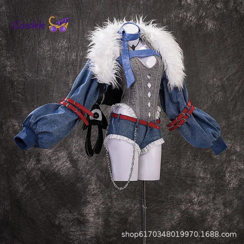 

EVA Ayanami Rei Cosplay Costume Casual Coat Hat Jeans Belt Accessories Prop Uniform Halloween Carnival Party Clothes for Women