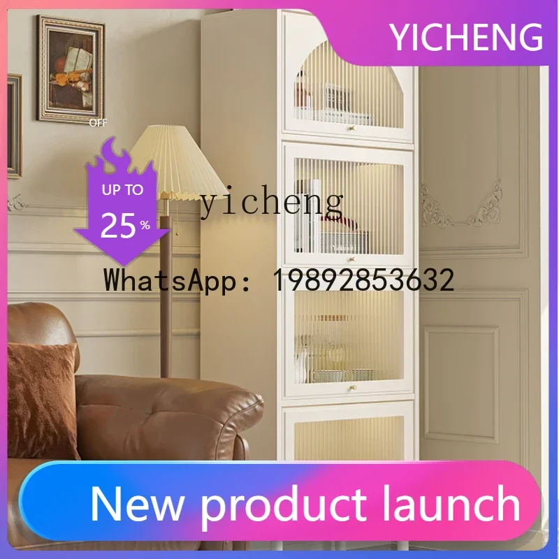 

Тумба-буфет H1 из массива дерева, современный минималистичный шкаф для гостиной, многоярусный органайзер для дома