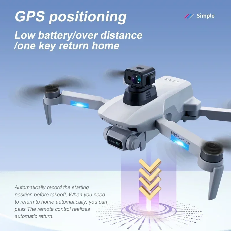 New F8S GPS Drone Professional 8K HD Camera 5G Obstacle Avoidance Brushless Aerial Photography RC Quadcopter Dron Toy Gift 2KM