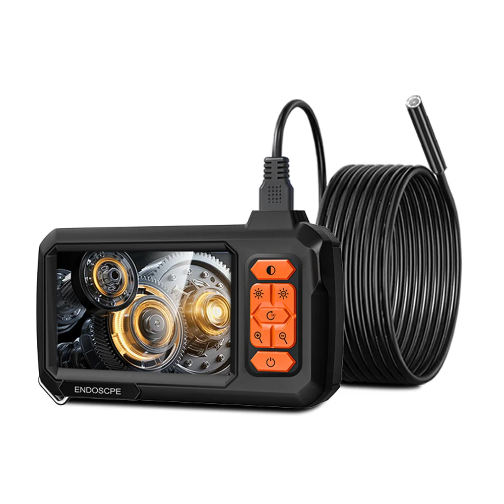 

8mm 4.3inch IPS Screen 1080P Industrial Endoscope Camera IP67Waterproof 8 LEDs&2600mAh for Pipe Car Repair/Home appliance Repair