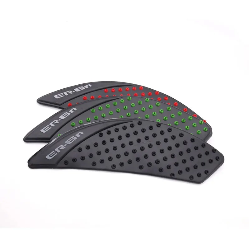 Motorcycle Tank Pad Anti-Slip For Kawasaki ER-6N ER6N ER 6N 2006-2015 Side Gas Traction Pads Protective Sticker Green