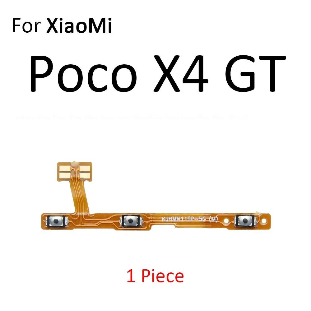 Volume Button Power Switch On Off Key Ribbon Flex Cable For XiaoMi Poco C31 C40 C50 C51 C55 F4 F5 M4 M5 M5S X4 GT X5 Pro 5G 4G
