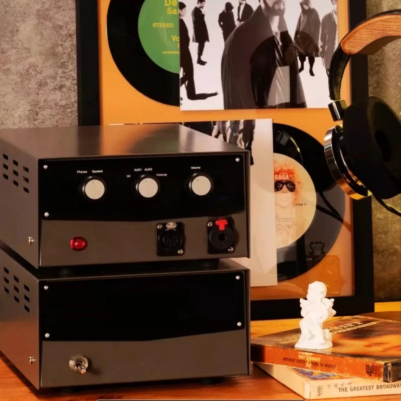 CK100 transistor headset amplifier + power amplifier, desktop system, customized for tablets and low-efficiency headphones