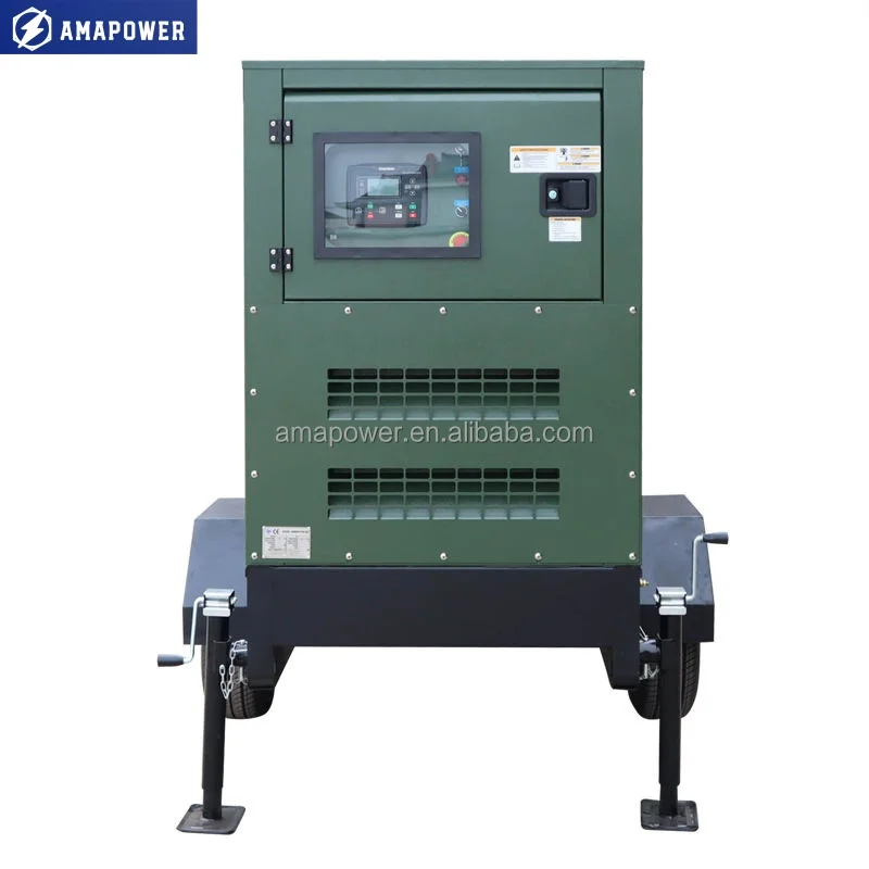 الكمون 6BT5.9-G2 محرك 80kw 100kva الطاقة الصامتة مقطورة مولدات الديزل مجموعة أفضل الأسعار