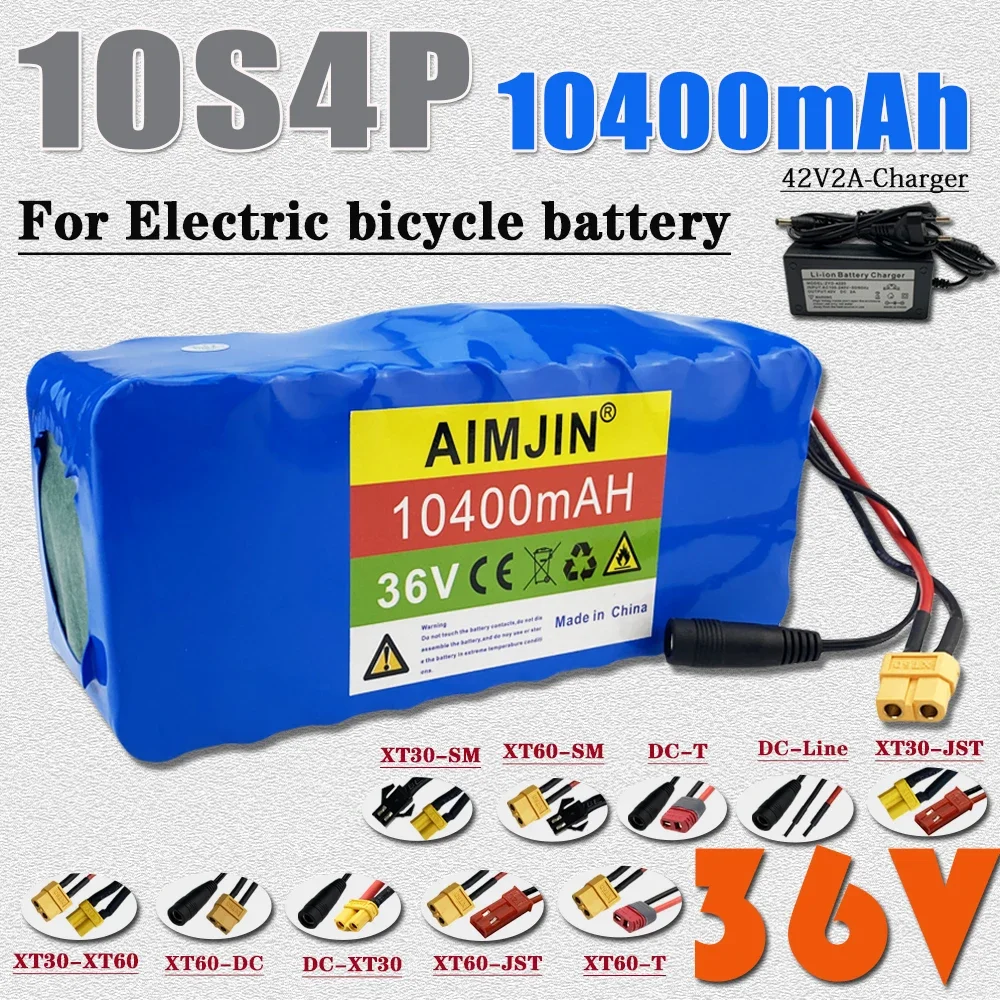 

10S4P 36V 10400mAh Electric Scooter Lithium Battery 18650 battery pack 36V 10.4Ah Electric Scooter Electric Scooter Battery 36v