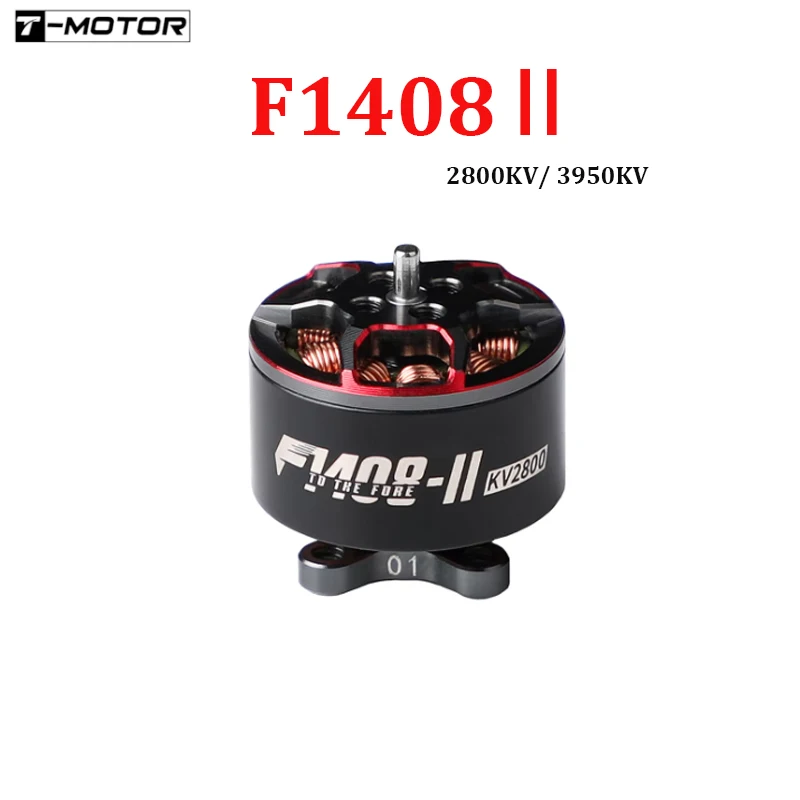 

T-Motor F1408 II Cinewhoop Motor 2800KV 4-6S 3950KV 3-4S Brushless Motor Light Motor Super Power for FPV 3-4inch Racing Drone