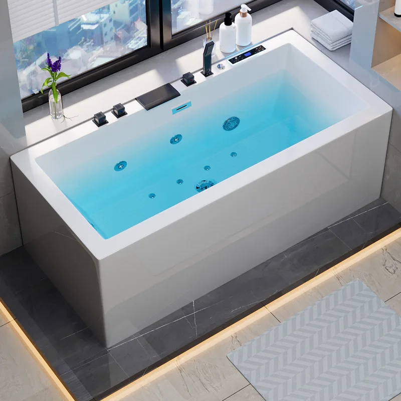 

Легкая ванна, роскошная квадратная двойная интеллектуальная постоянная температура с подогревом, толстая независимая глубокая замочка