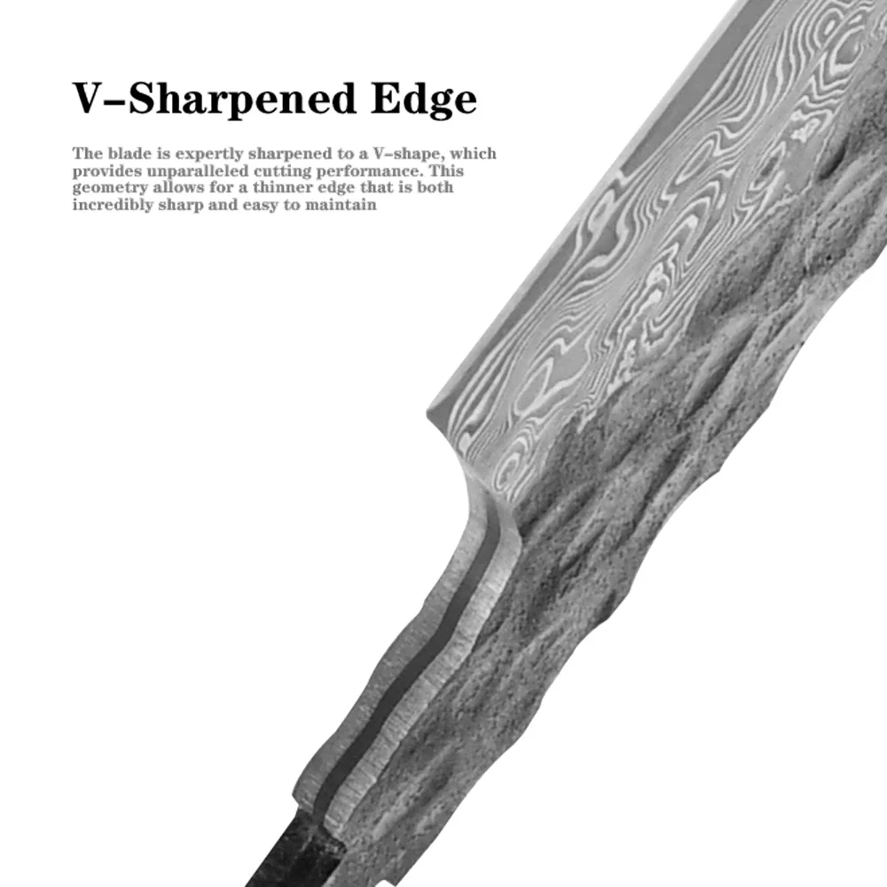 Hand-Forged Damascus Steel Knife Blank, Japanese Chef\'s Knife Blade Unhandled,  DIY Making , Forging Kitchen Knife Kit