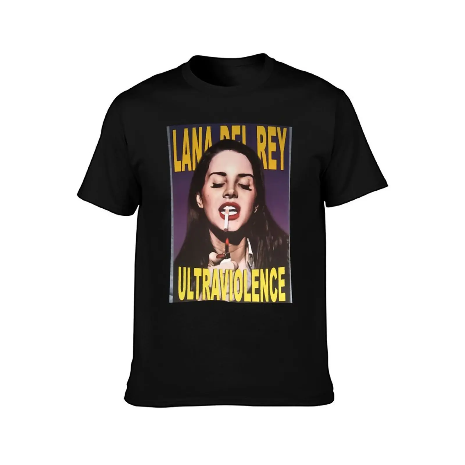 Lana Dell Ray Smoking Girl T-Shirt Work Outdoor for Men T-Shirt