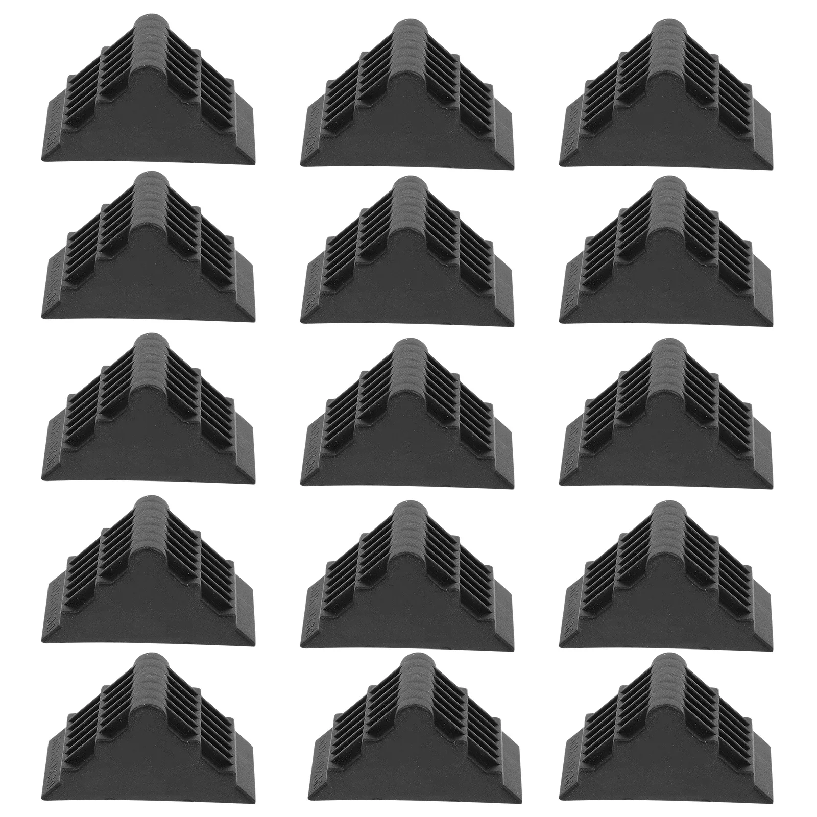 100 قطعة من واقيات الزوايا مادة Pp Pe شديدة التحمل لحواف الأثاث وإطار الشحن وحشوات الزوايا البلاستيكية