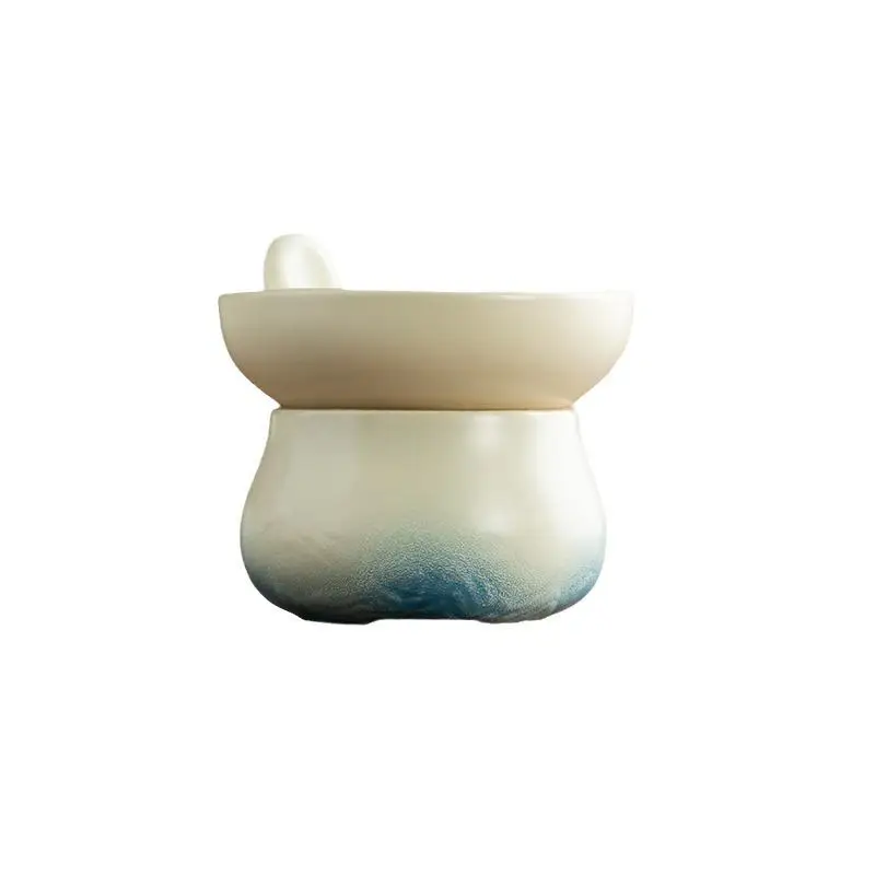 

Beige Ceramic Tea Filter Mountain Tea Strainer Minimalist Style Tea Accessories Tea Leak Suit for Brewing Tea