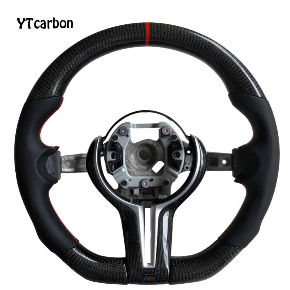 

YTcarbon Custom steering wheel For BMW F30 M Sport Steering Wheel F35 F80 F15 F16 F25 M3 M4 M2 Steering Wheel