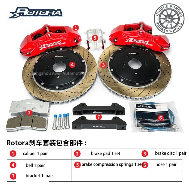26 StyleSpecial Offer Rotora Modifies Brake Calipers RACING 6 POT PISTONS KIT For LIXIANG L789 RDX Axela Atz Volkswagen For Bmw