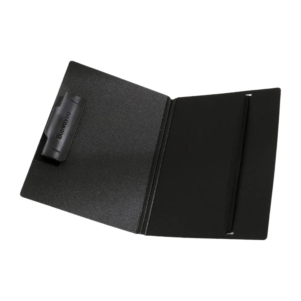 Waterproof A5 Folding Folder PP Material Durable A5 Clipboard Folder Portable Foldable Elastic Strap File Folder Students