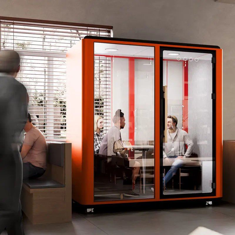 Mobile soundproof room Portable Recording Booth Soundproof Silent Room Acoustic Pod for Home Living Room Studio Quiet