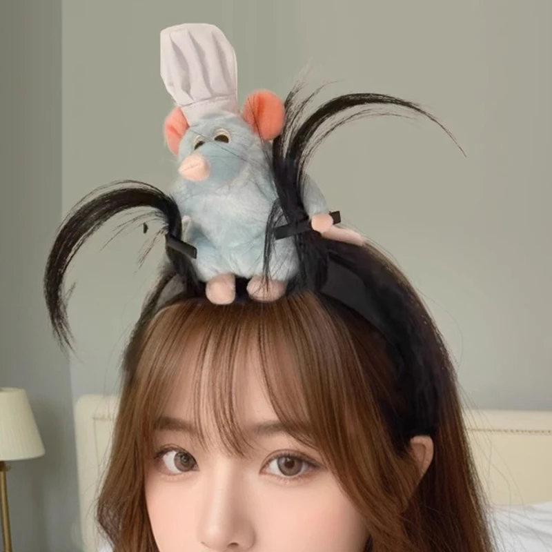 

Creative Funny Cartoon Headband Plush Toy Hair Clips Anime Peripheral Cosplay Playful Accessories Hair Ornaments