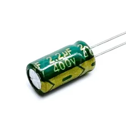 20PCS  Higt Quality 400V2.2UF 6x12mm 2.2UF 400V 6*12 Electrolytic Capacitor 20%