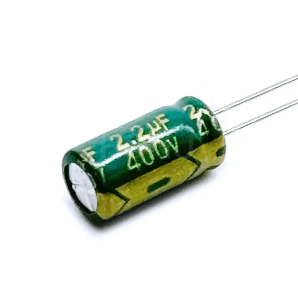 20 sztuk wysokiej jakości 400V2.2UF 6x12mm 2.2UF 400V 6*12 kondensator elektrolityczny 20%