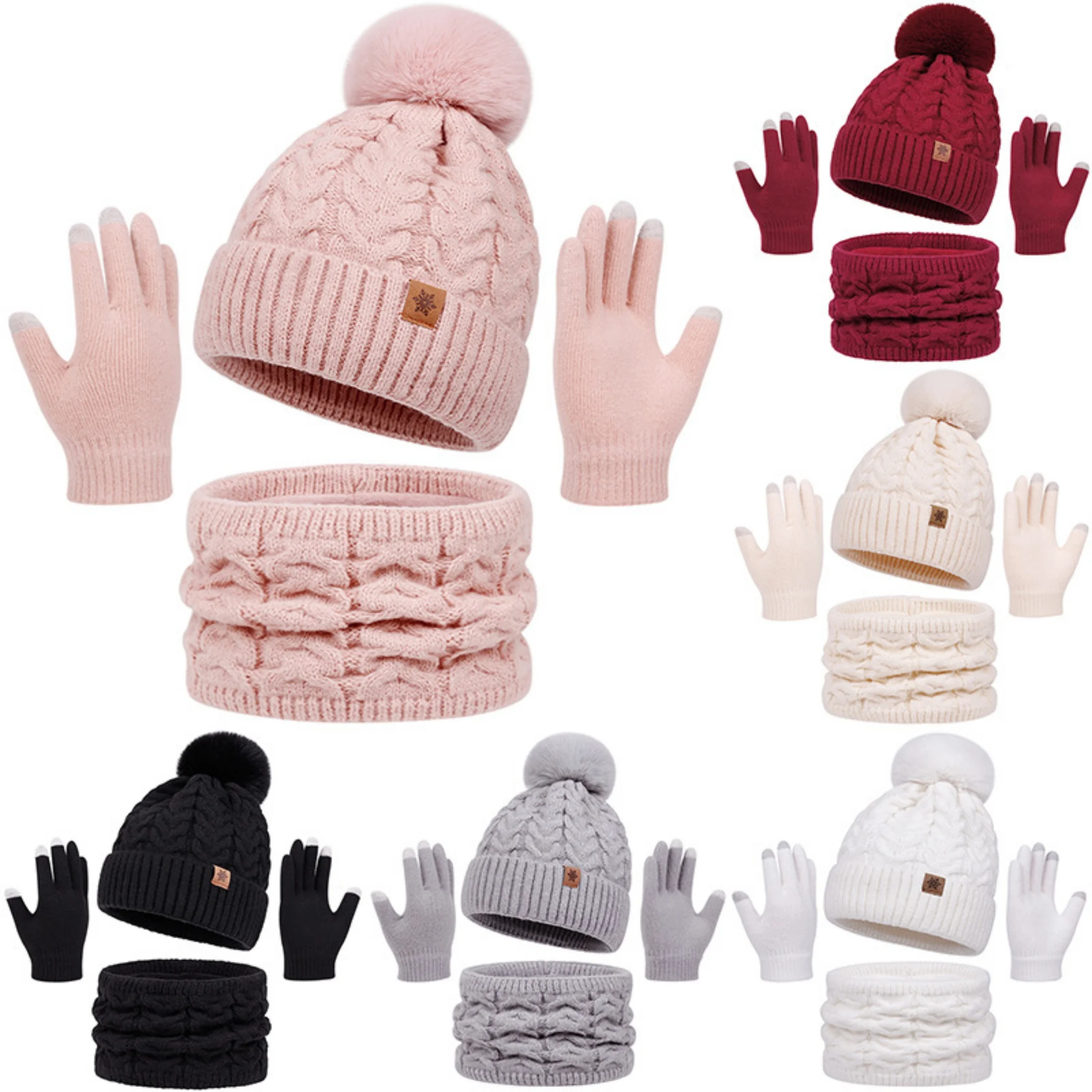 conjunto-de-tres-pecas-gorro-quente-cachecol-e-luvas-para-adultos-novo-gorro-de-malha-quente-para-mulher-ideal-para-o-outono-e-o-inverno-essencial-para-atividades-ao-ar-livre-e-para-andar-de-bicicleta
