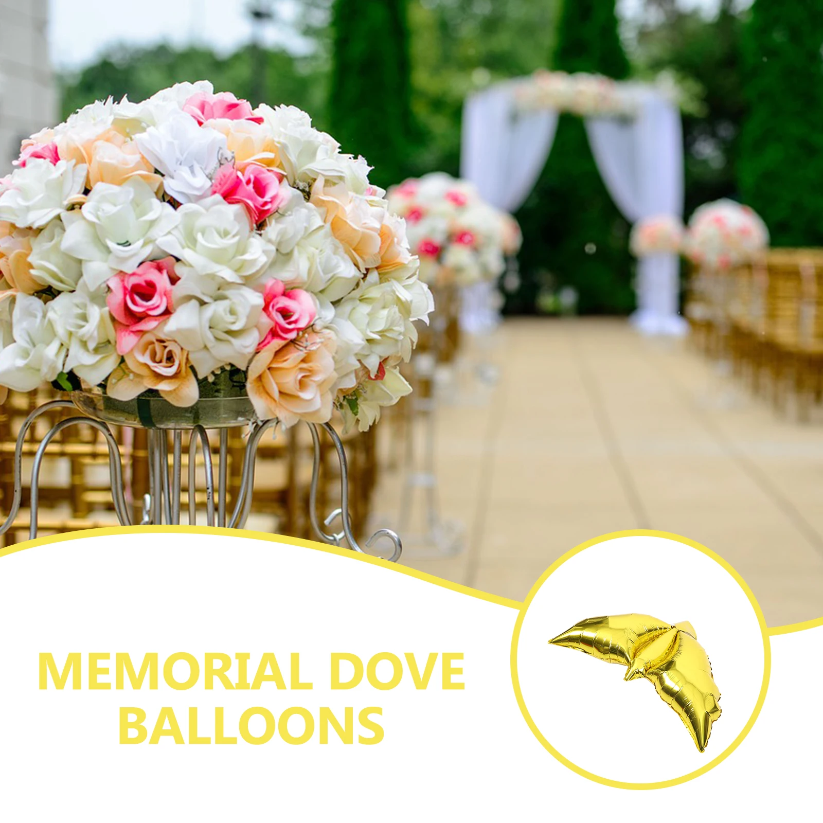 

6pcs Dove Balloons Pigeon Balloon For Wedding Birthday Party Decorations Festival Garden Ceremonies Balloon Decor