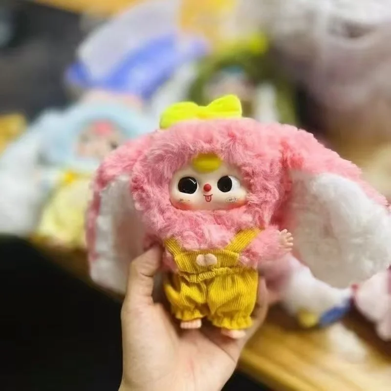 

Baby Three Year Old Macaron Little Rabbit Second Generation Blind Box V2 Cute Doll Handmade Pendant Keychain Toys Birthday prese