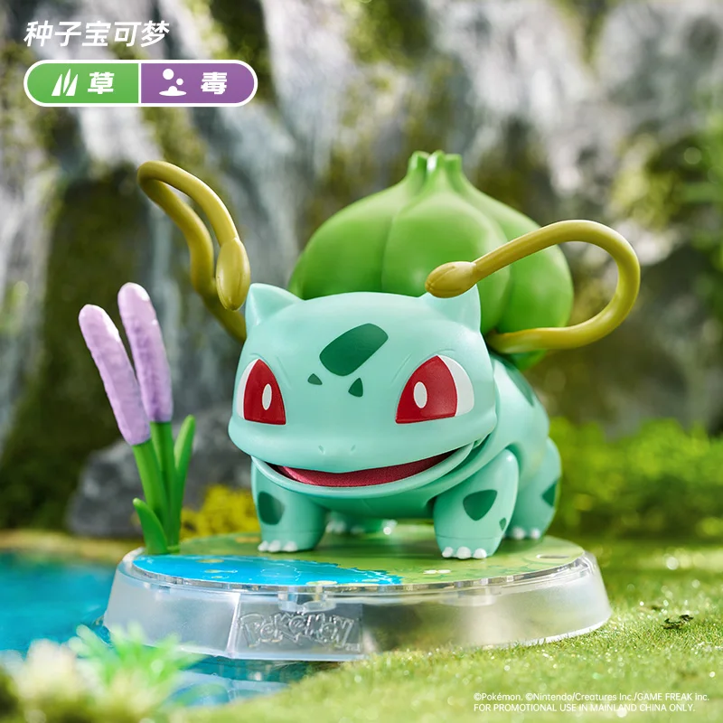 새로운 재고 있음 정품 Blokees Pokémon 클래식 버전 Squirtle Frog Seeds 피규어 모델 애니메이션 주변기기 선물