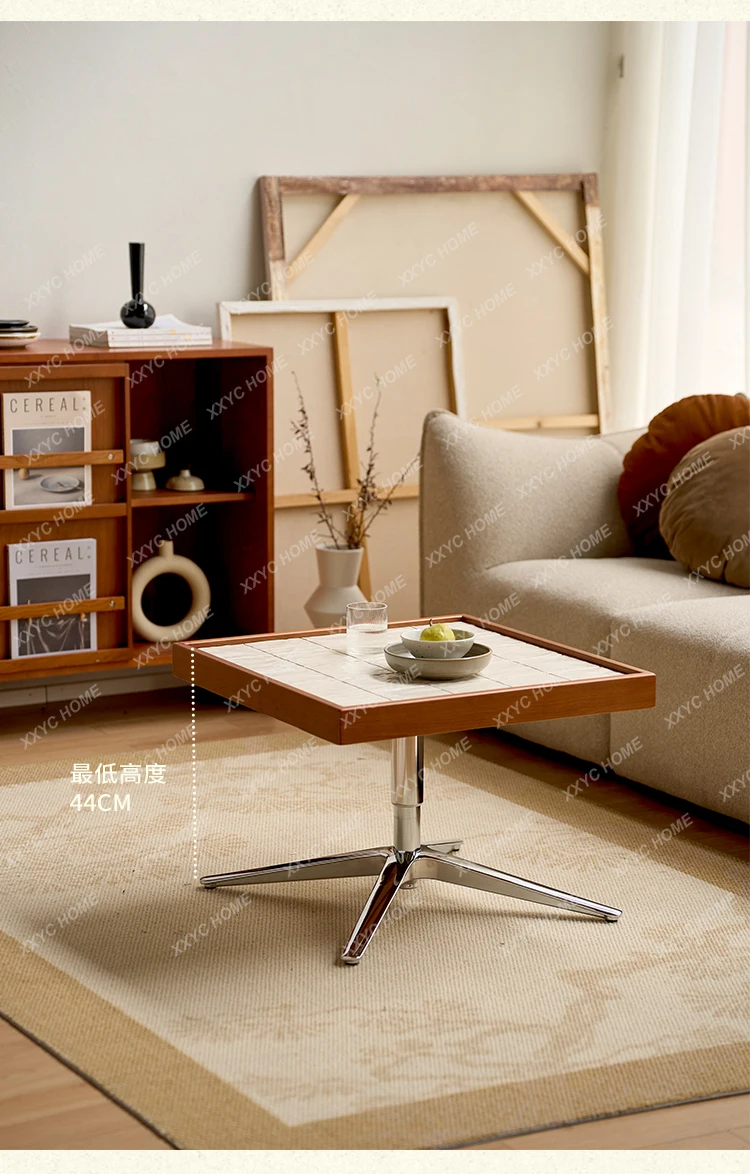 

modern simple Mubai coffee table lifting edge few Bauhaus style tile table living room home