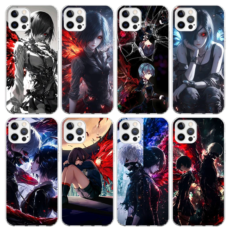 G-Ghoul Tokyo Touka Kirishima Phone Case For Apple iPhone 11 12 13 Mini 14 15 16 Pro Max X XR XS 7 8 Plus SE Pattern Soft TPU Ba