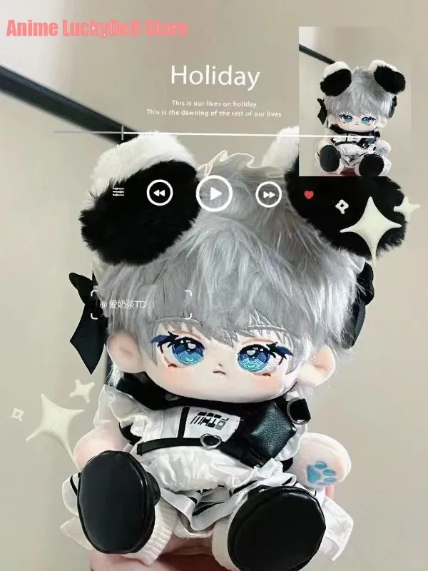 20CM Anime Xavier Love and deepspace Handsome Boy Cosplay Plush Idol Doll Soft Cotton Body Dress Up Kawaii Mascot Birthday Gift