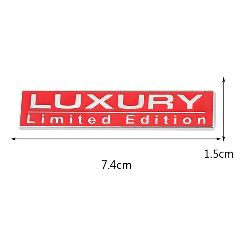 Luxury Limited Edition Logo Car Sticker for Jeep Compass Patriot Renegade Ford Chevrolet Silverad RAM Hummer Land Rover LR4 HSE