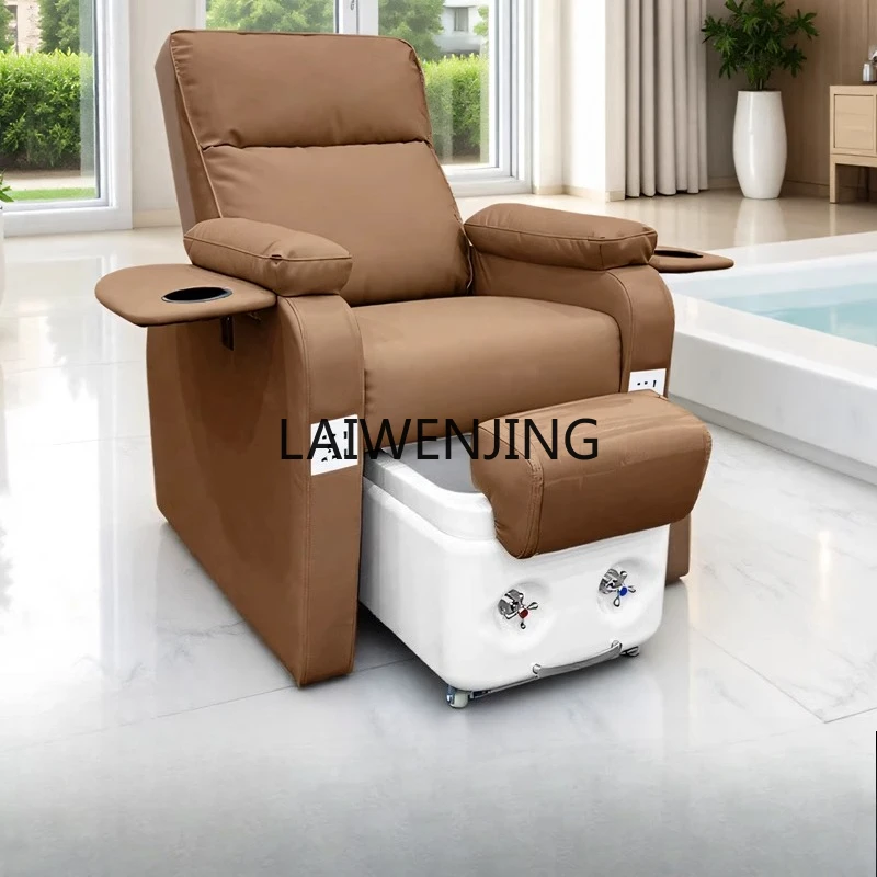 

MJY Multifunctional Foot Chair Foot Massage Reclining Chair Eyebrow Pattern Embroidery Bed