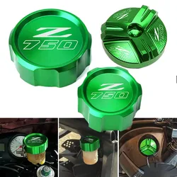 For KAWASAKI Z750 Z 750 Z750S 2005 2006 2007 2008 2009 2010 2011 2012 Motorcycle Front Rear Brake Reservoir Cover Oil Filler Cap