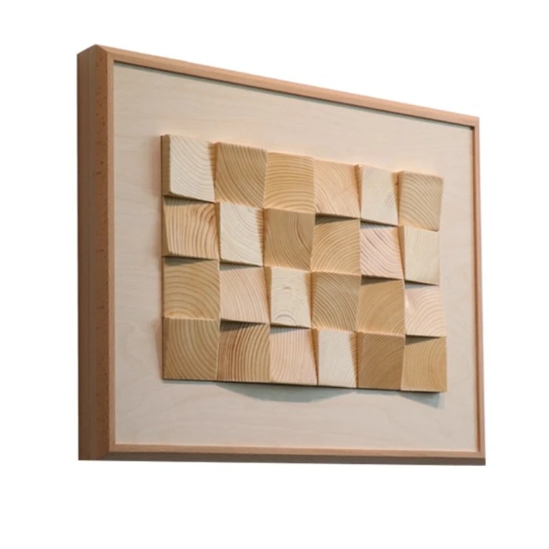 3D Wooden Circuit Breaker Cover Decorative Painting for Electrical Box Wall Mounted Switchboard Cabinet Shield Modern Home Decor