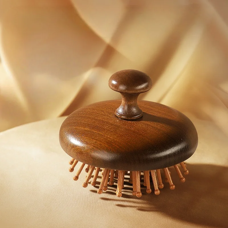 

Palm Mini Size Wooden Comb Styling Accessory Luxury Holiday Gift Portable Air Cushion Sandalwood Comb Scalp Massage Airbag Comb