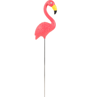 Indoor Plant Simulated Flamingo Resin Ornament Insert Yard Decor The Sign Garden Red Flamingos Decorations