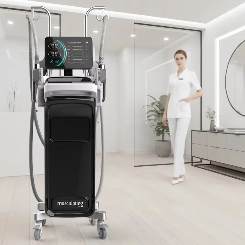 Professional 7 Tesla EMS Muscle Stimulator for Body Contouring and Skin Tightening Treatments