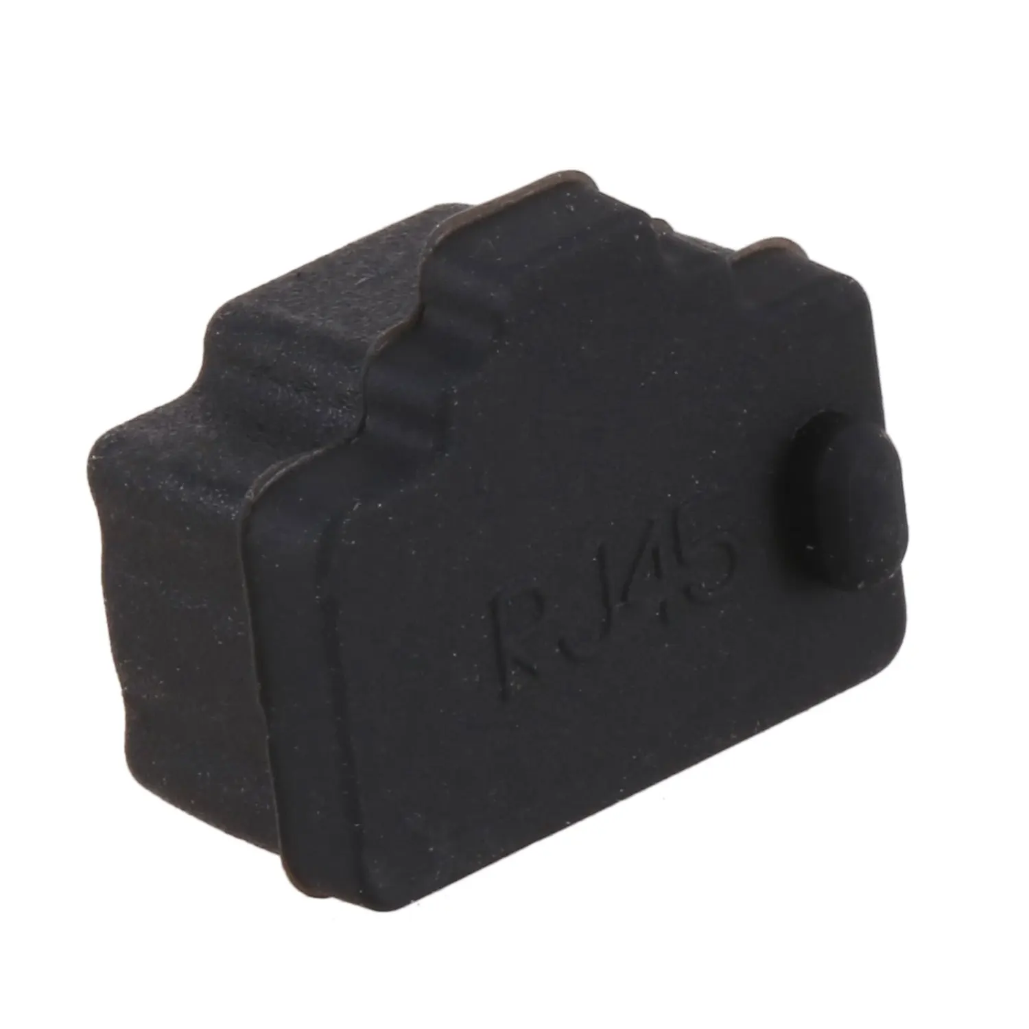 イーサネットハブポートカバー、防塵キャップ、黒、rj45プロテクタープラグ、10個