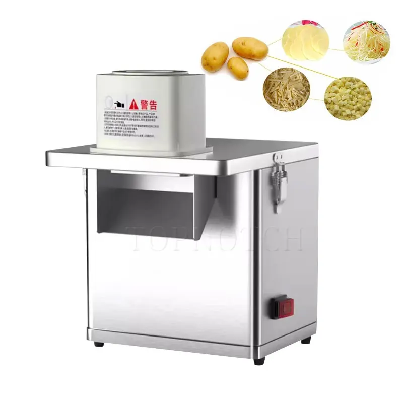 Stainless Steel Wave Potato Chips Cutter Electric French Fry Machine Wavy Potato Sticks Machine