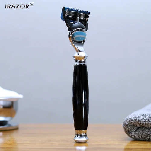 Imagen 2 del producto IRAZOR-máquina de afeitar Fusion F5 de 5 capas de alta calidad para hombres, afeitadora clásica para cara, Barba, peluquero, corte de pelo, regalo de cumpleaños