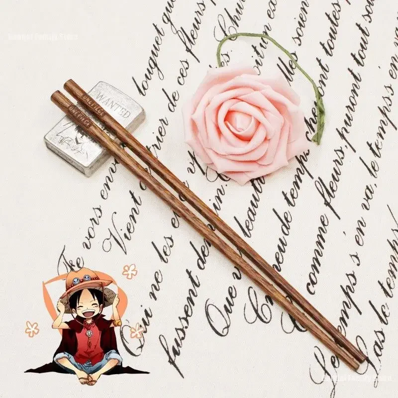 ตะเกียบหนึ่งชิ้น2คู่ตะเกียบไม้ไผ่กันลื่นใช้ซ้ำได้การ์ตูนตะเกียบ Hashi อุปกรณ์ที่ใช้บนโต๊อาหารแบบพกพาของขวัญ