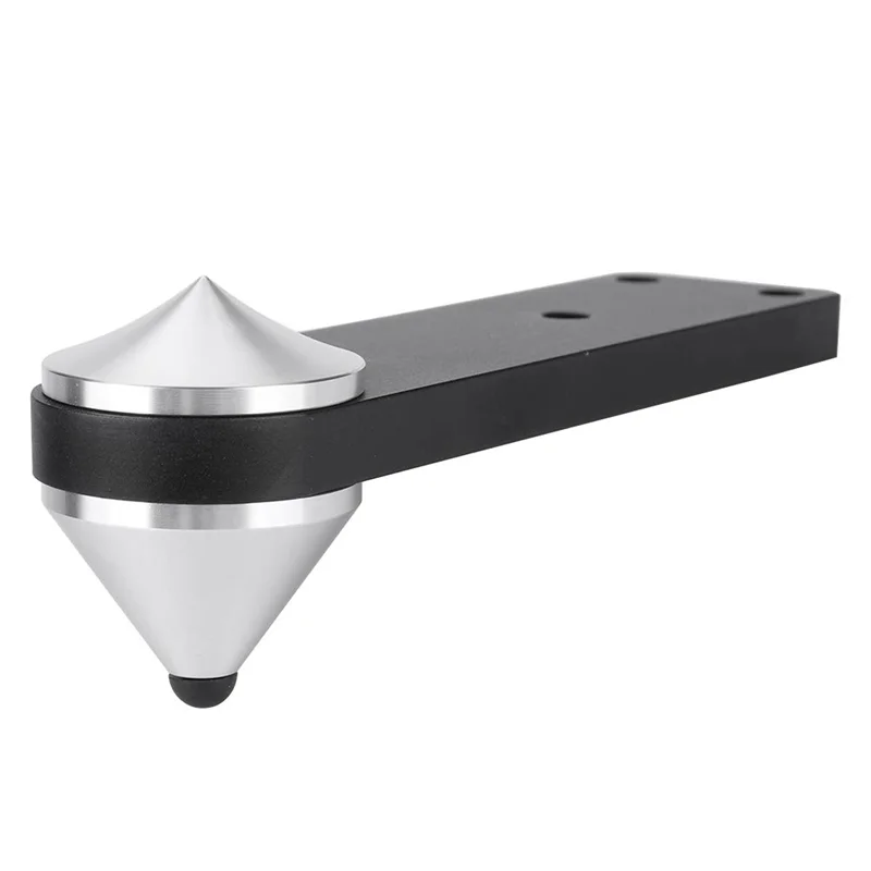 

Classy-4 Piece Combined Type Speaker Foot Subwoofer Shockproof Spike Bracket Black & Silver Speaker Spike Shock