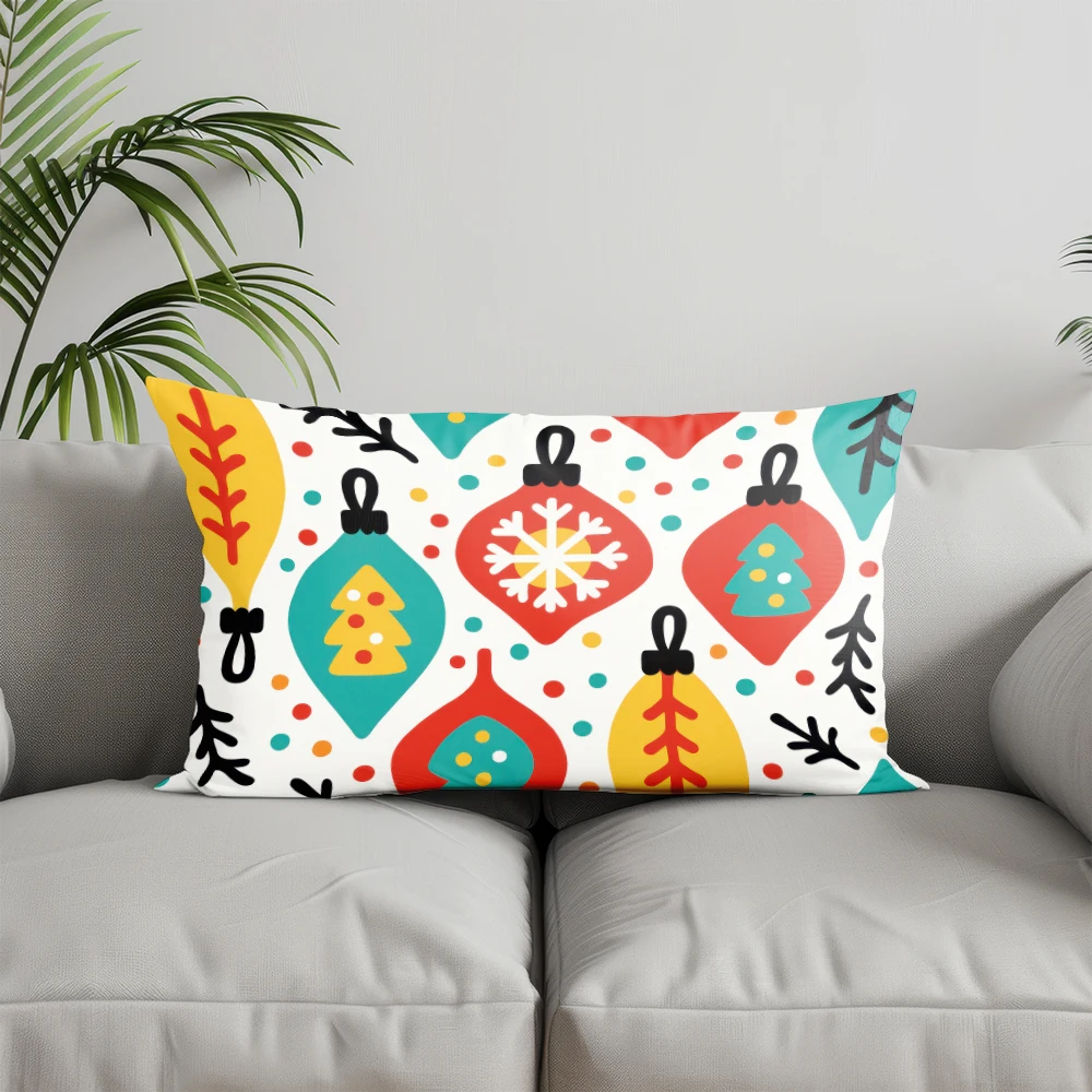 ديكور المنزل شجرة عيد الميلاد المخدة تصميم مناسبة ل أريكة غرفة نوم سيارة وسادة غطاء وسادة وسادة الظهر المستطيلة