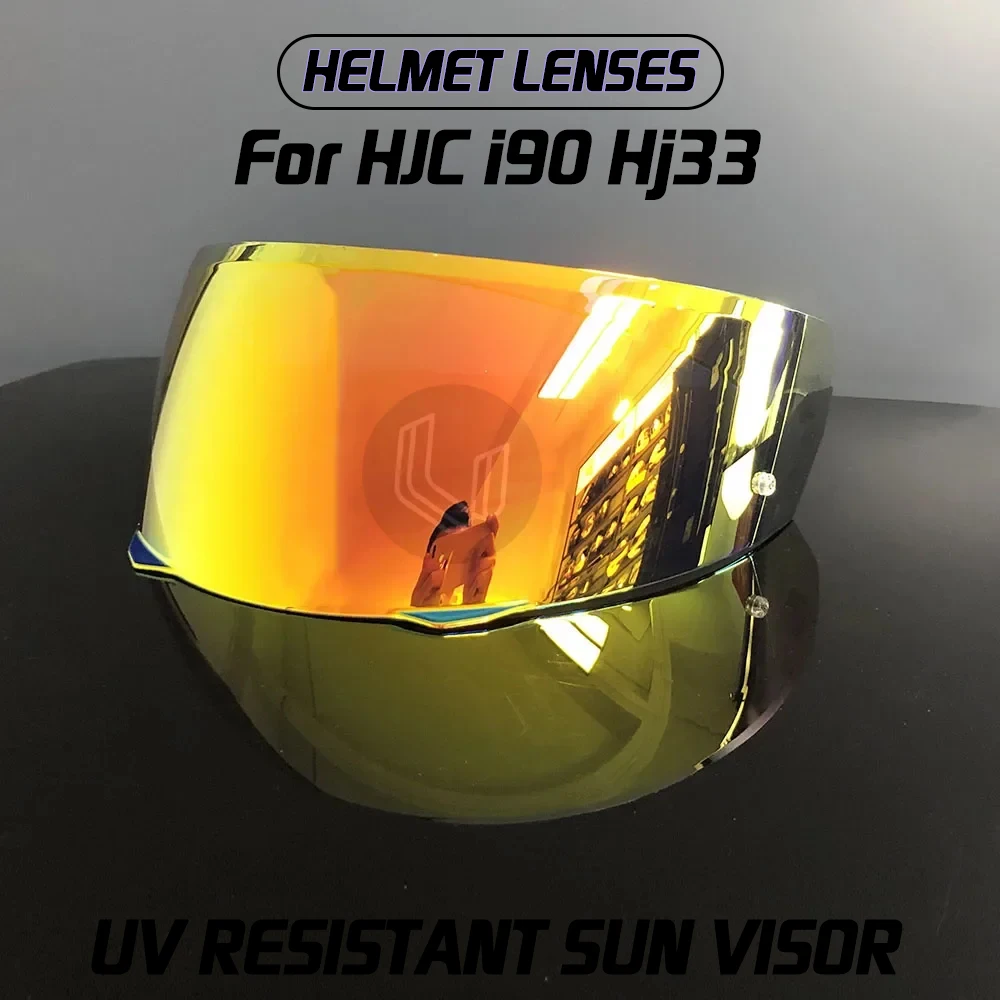 

Motorcycle helmet Visor Anti-UV PC visor Lens i90 Model Smoke Dark Replacement Visor For HJC i90 Hj33