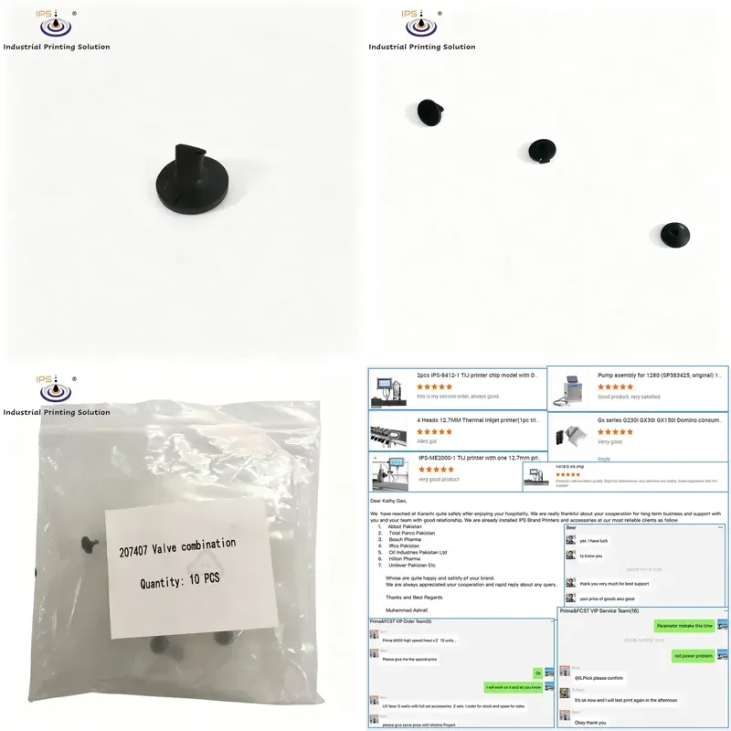 HCY 207407 Compatible High Quality Continuous Inkjet Printer Excel 170i Valve Combination