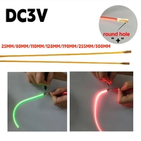 Free Cut Flexible LED Filament for LED Bulb 110mm 255mm 300mm 3V Lamp Accessories Diode DIY Parts Pink Red Ice-Blue 2700K 6500K