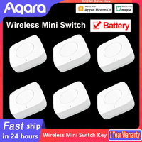 Aqara Sensor Smart Wireless Mini Switch Key Zigbee Connection Remote One Key Control Button Home Security Mijia Mihome Homekit