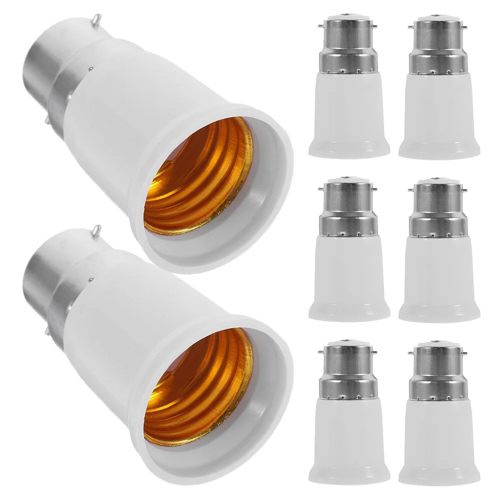 8 Pcs Lamp Adapter Extender Bracket Base Replacement Light Bulb Socket Converter