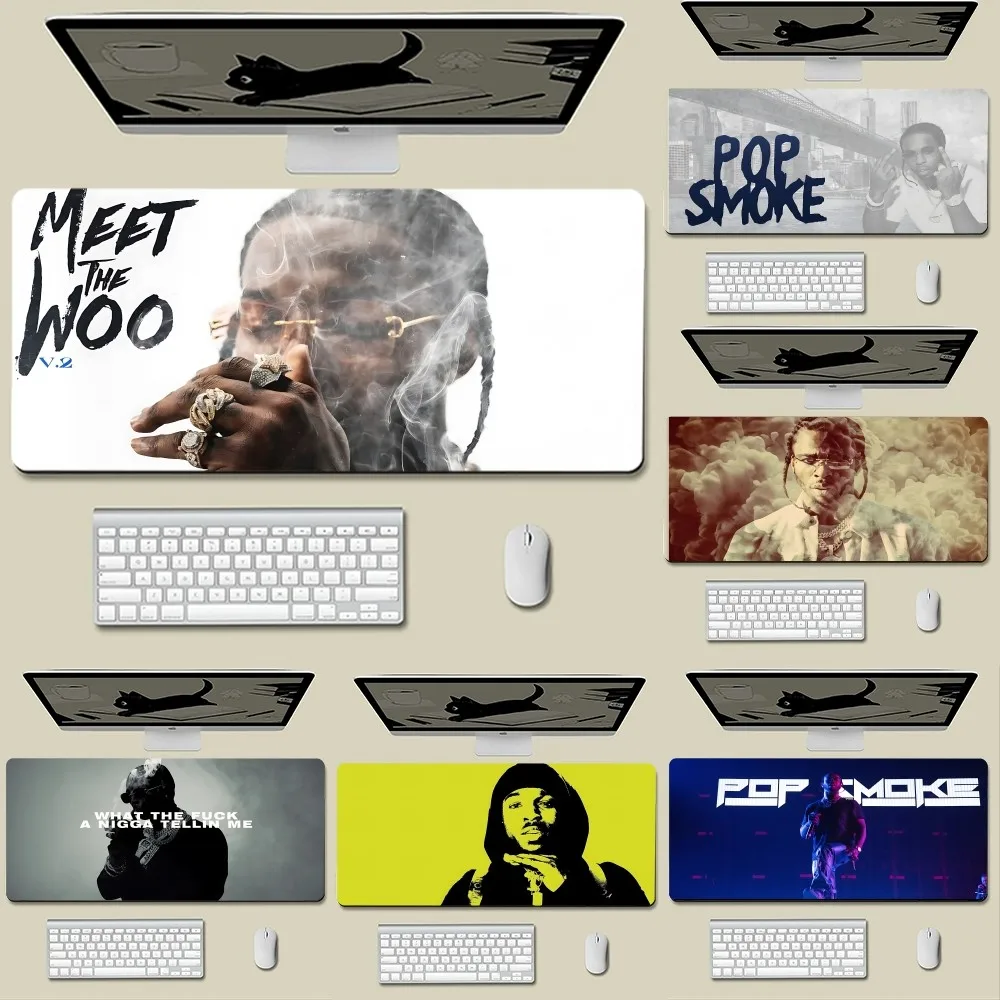 Rapper Pop Smoke Mousepad New Arrivals Large Gaming Mousepad L XL XXL Gamer Mouse Pad Size For Keyboards Mat