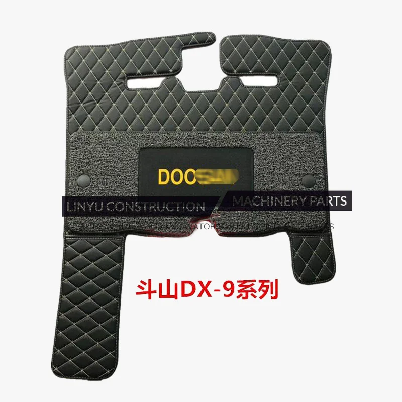 For Doosan Daewoo Floor Mat DHDX55/60/150/220/225/300-5-7-9C Carpet for Driver's Cabin  Excavator